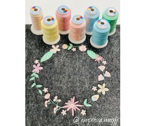 Stickdatei - Blumenkranz